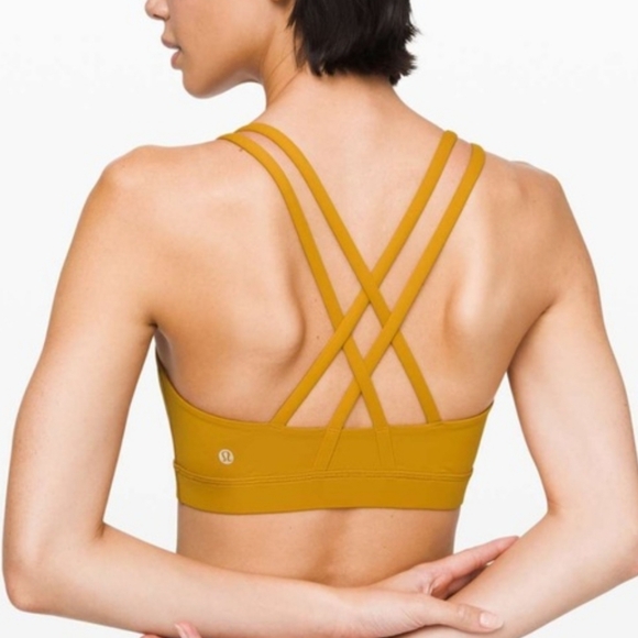 lululemon athletica Other - Lululemon Energy Bra Women's Sz 4 Fools Gold like New